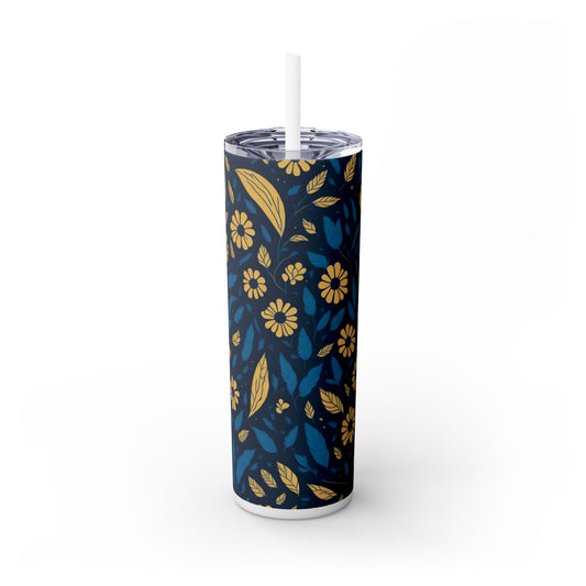 Summer Floral Skinny Tumbler