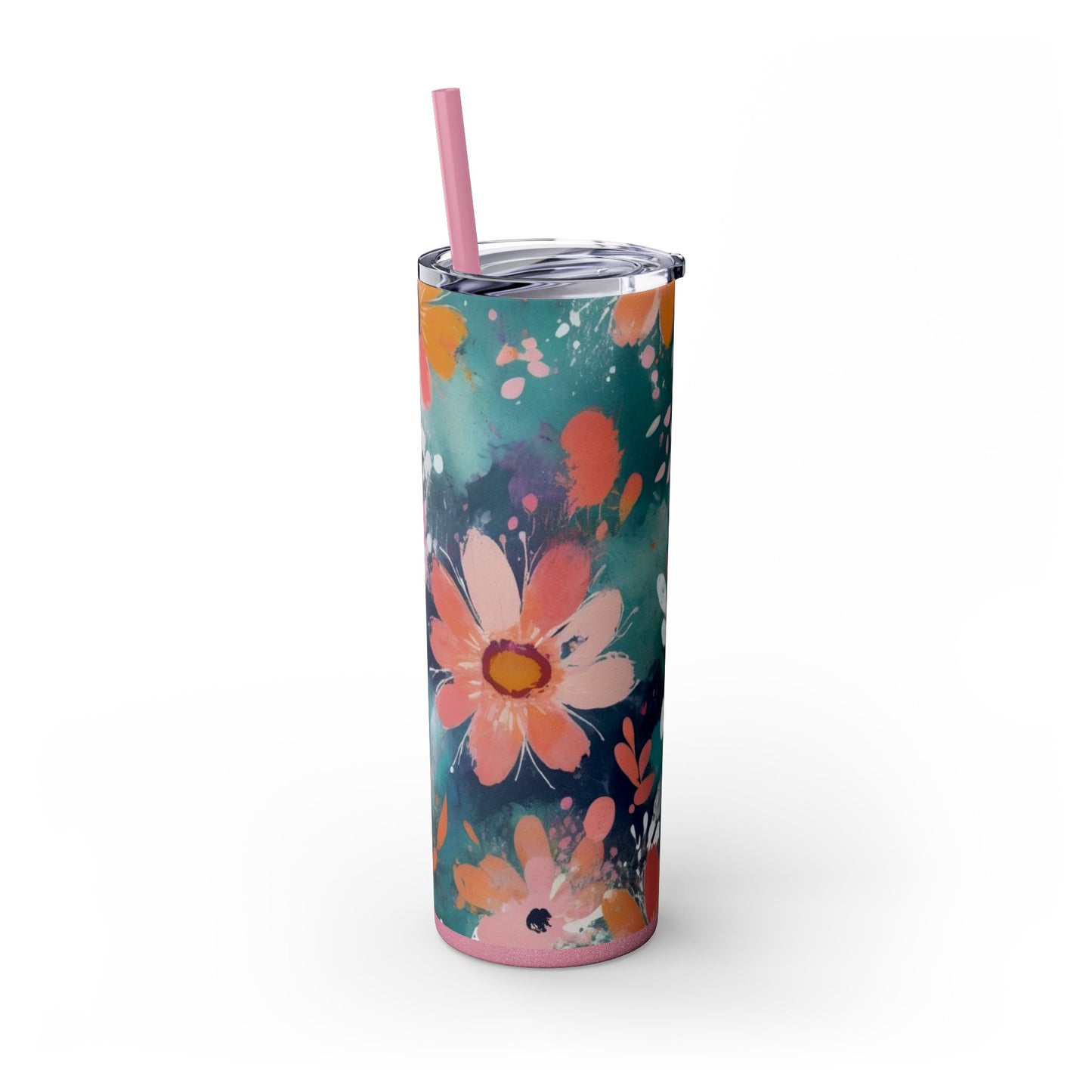 20oz Vibrant Floral Skinny Tumbler