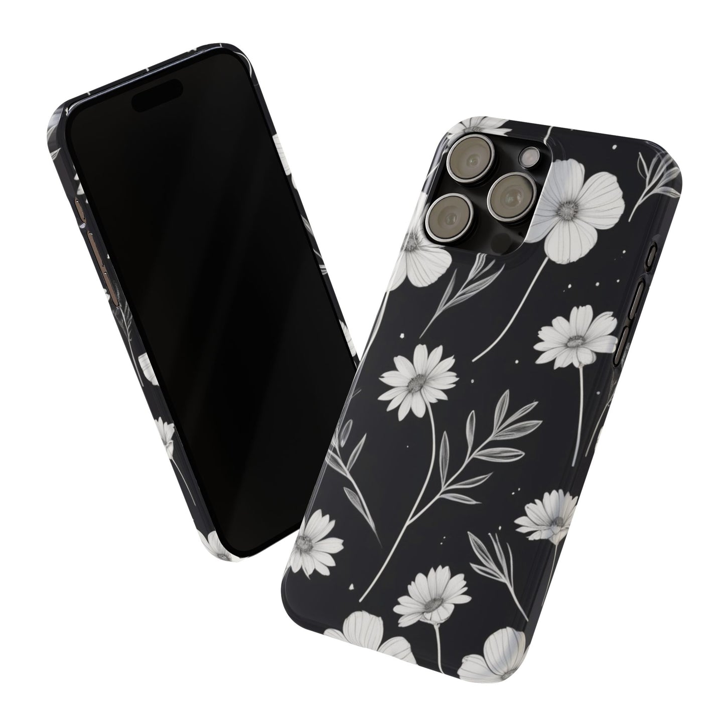 Floral Slim Phone Case for iPhone