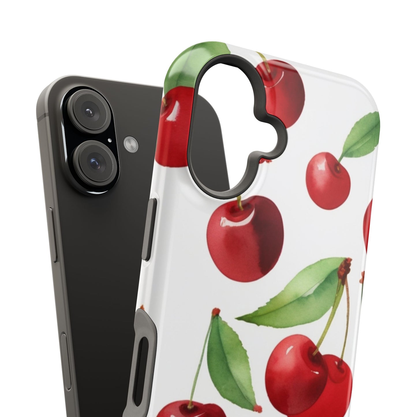 Cherry Print Magnetic Tough Case