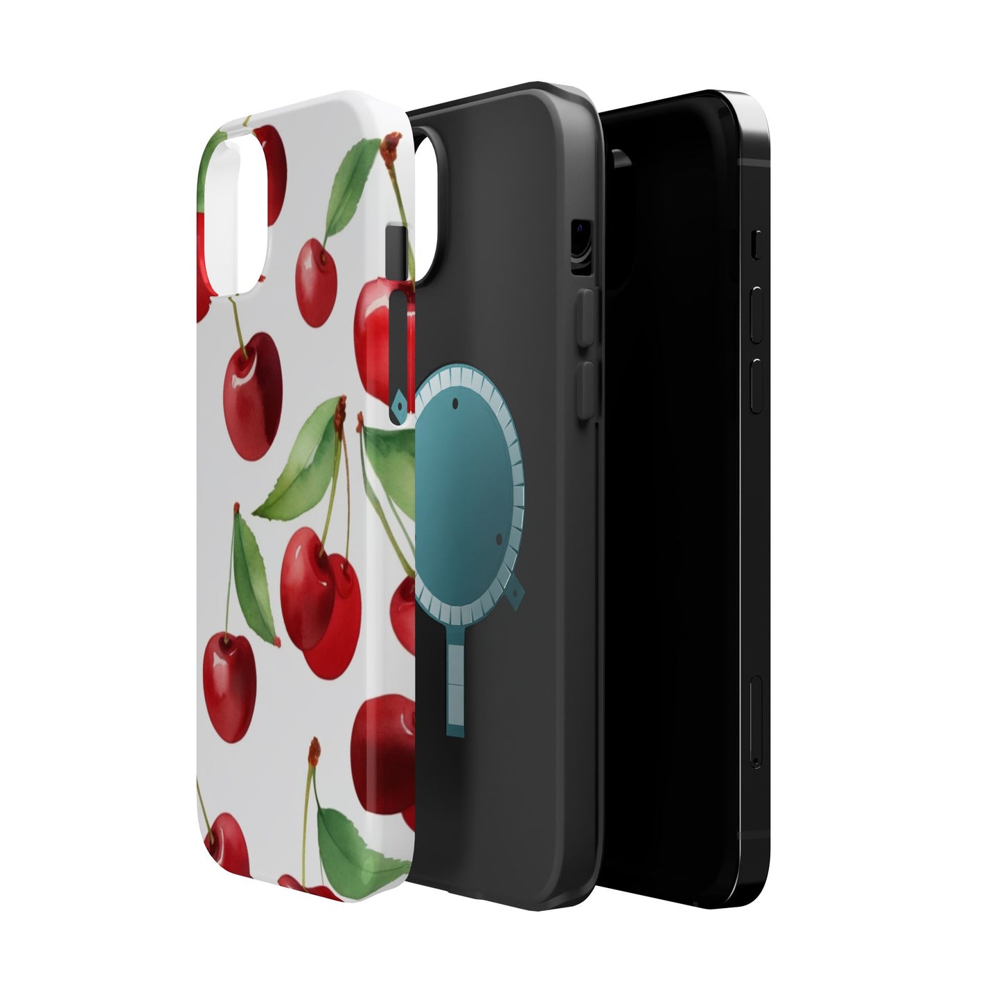 Cherry Print Magnetic Tough Case