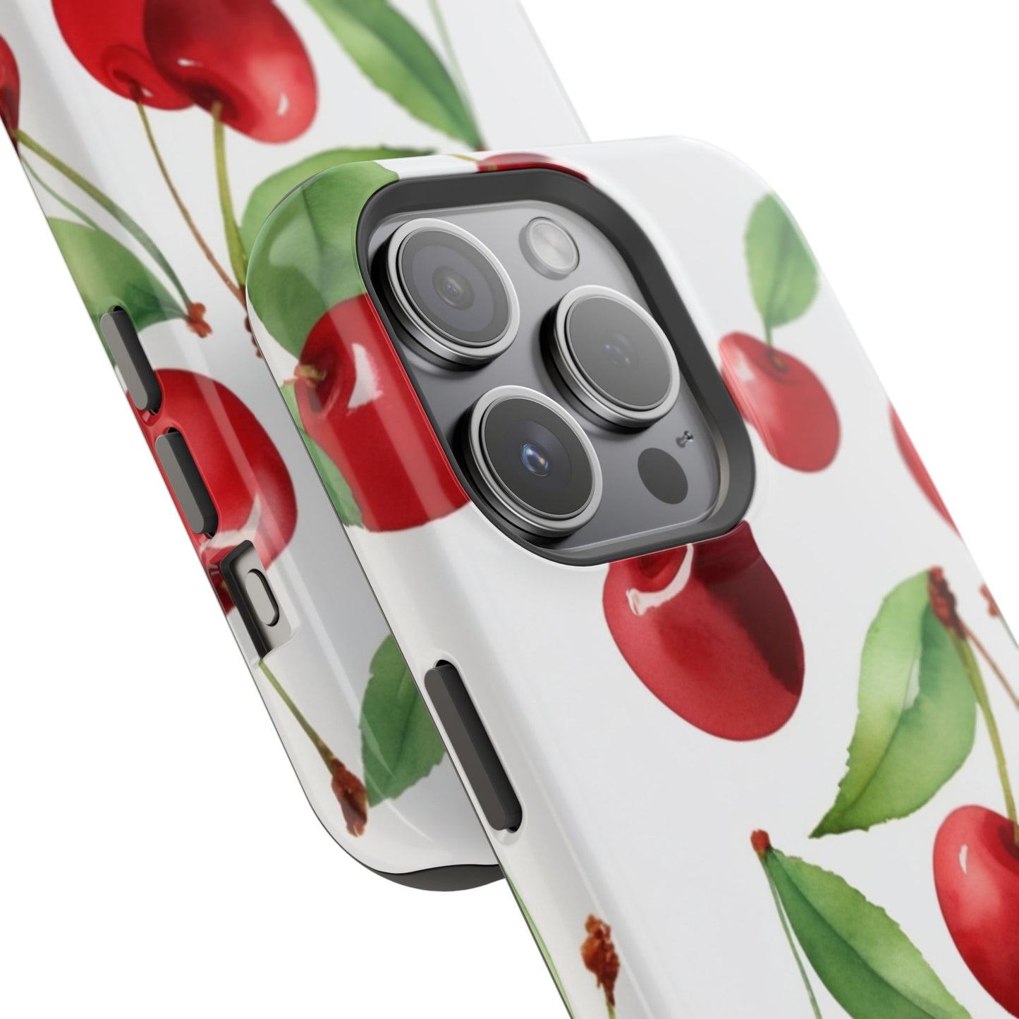 Cherry Print Magnetic Tough Case