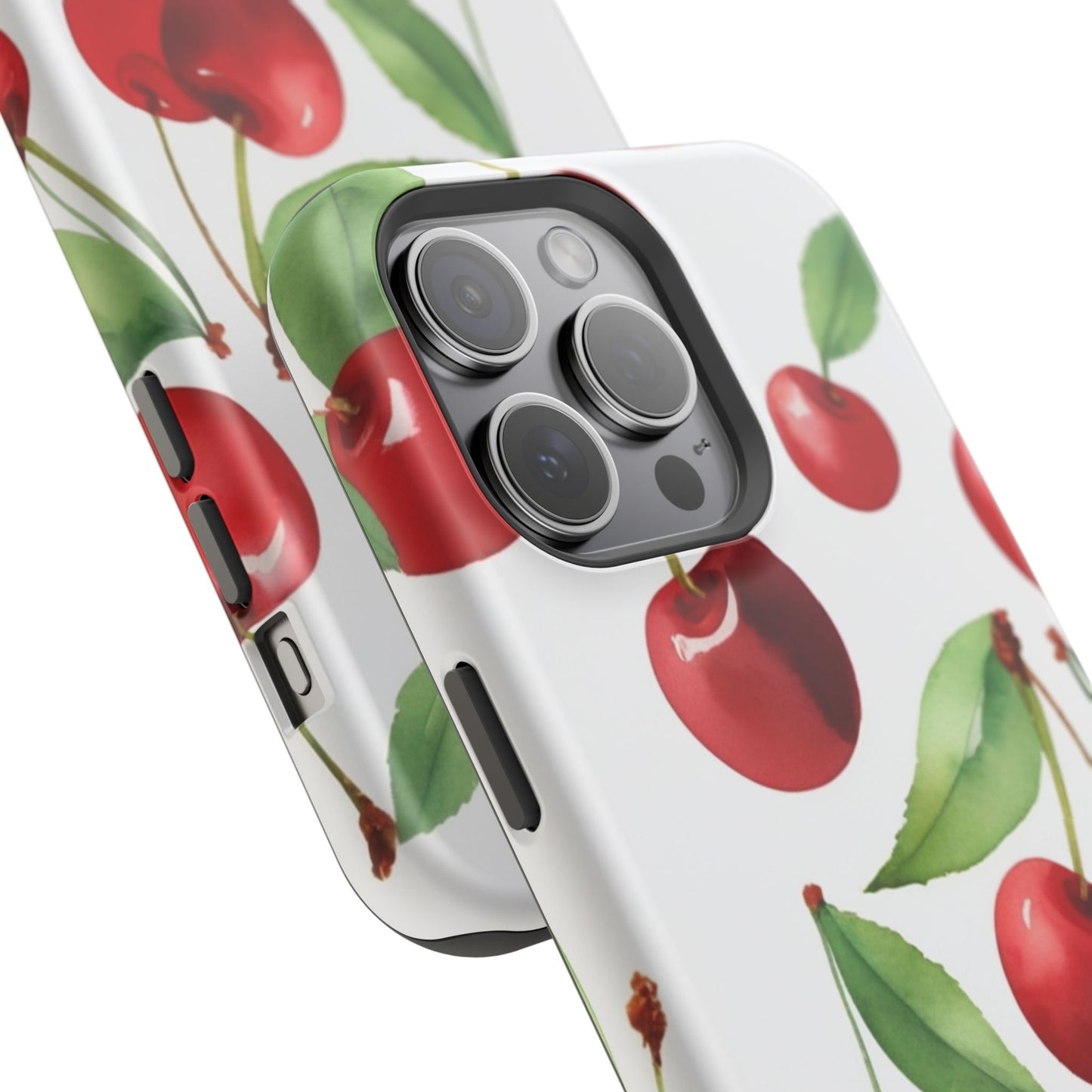 Cherry Print Magnetic Tough Case