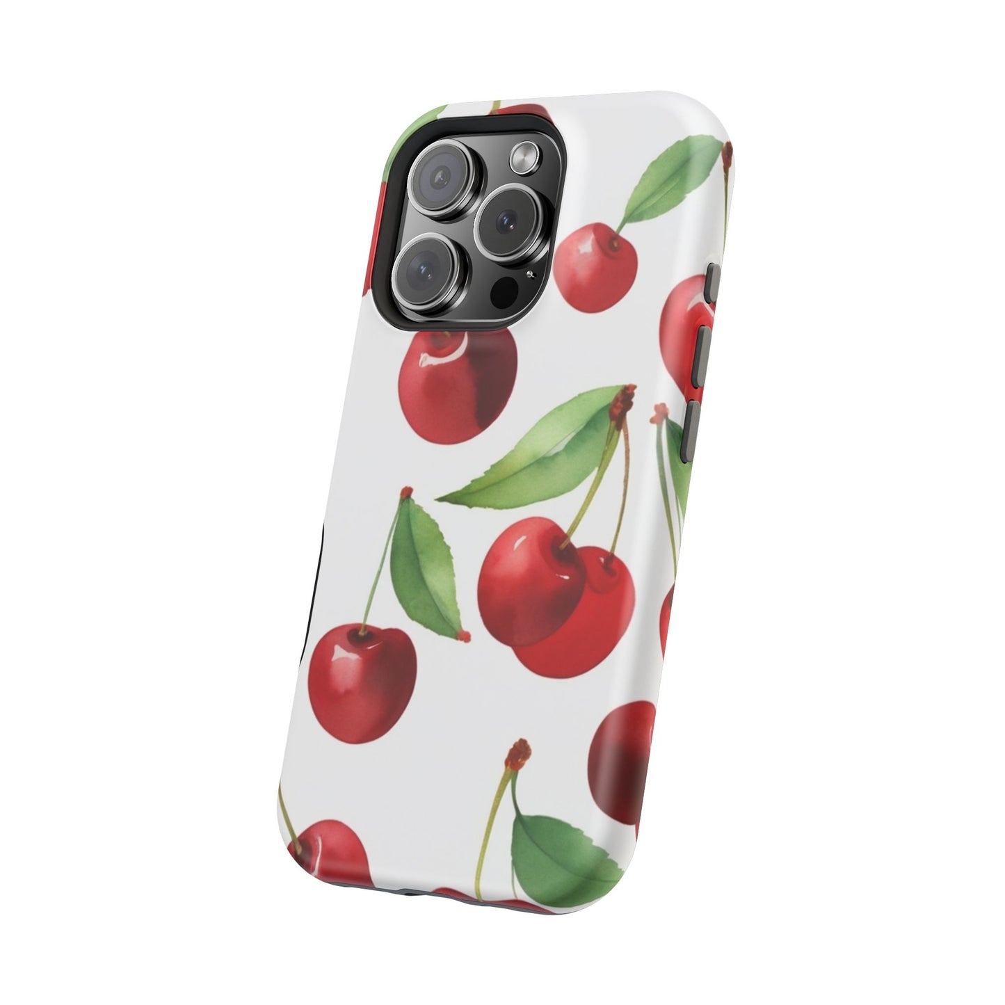 Cherry Print Magnetic Tough Case