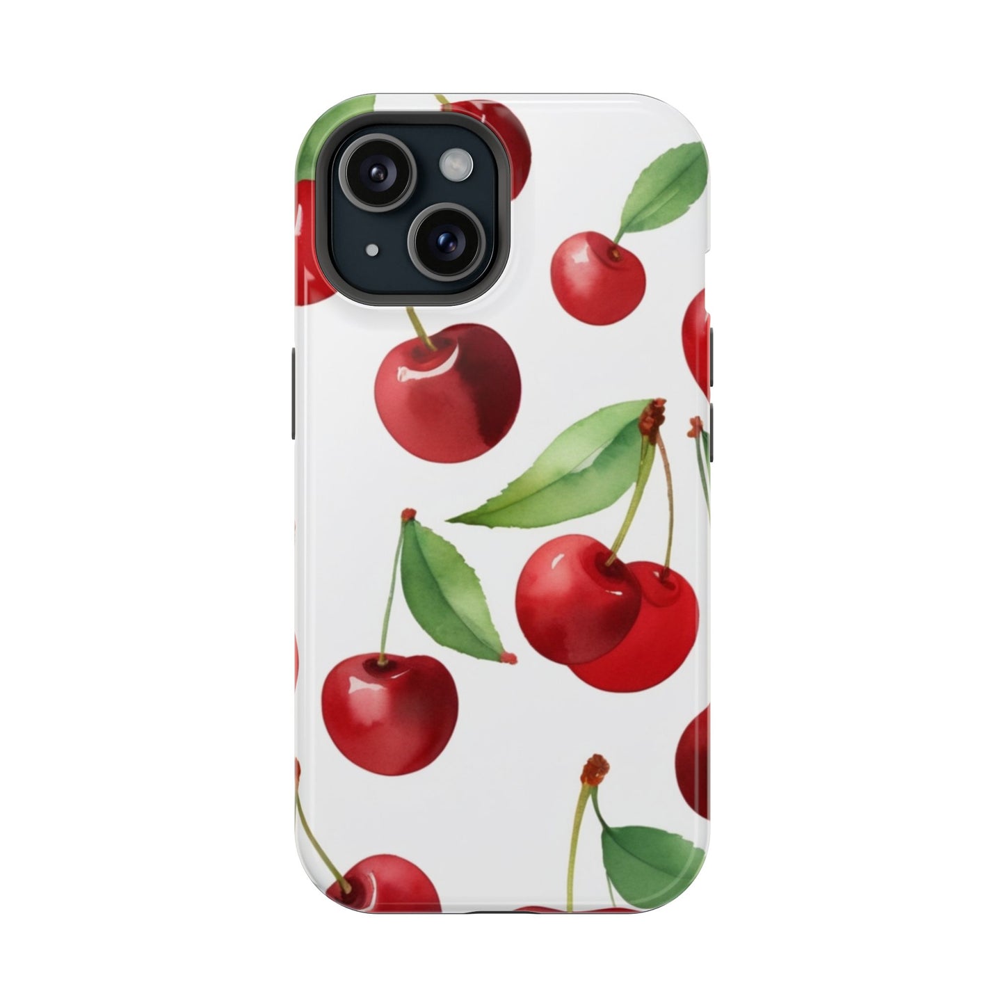 Cherry Print Magnetic Tough Case