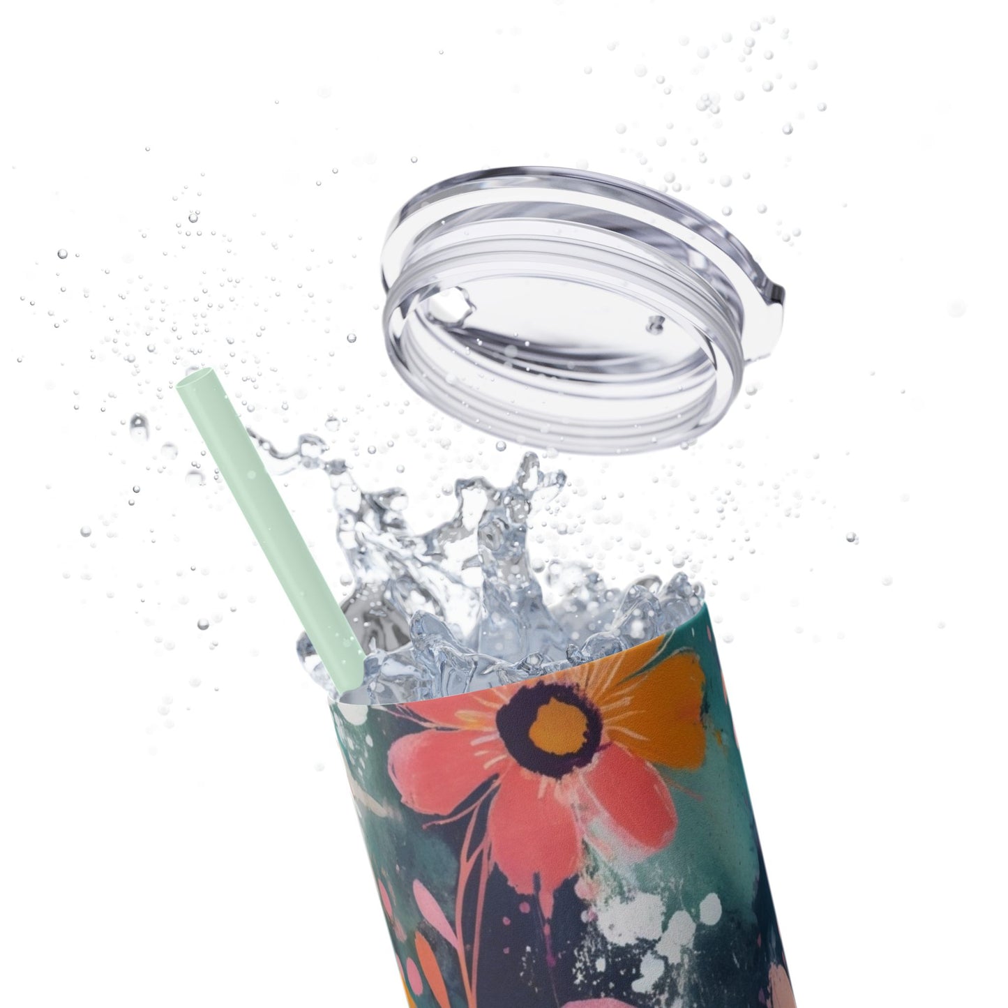 20oz Vibrant Floral Skinny Tumbler