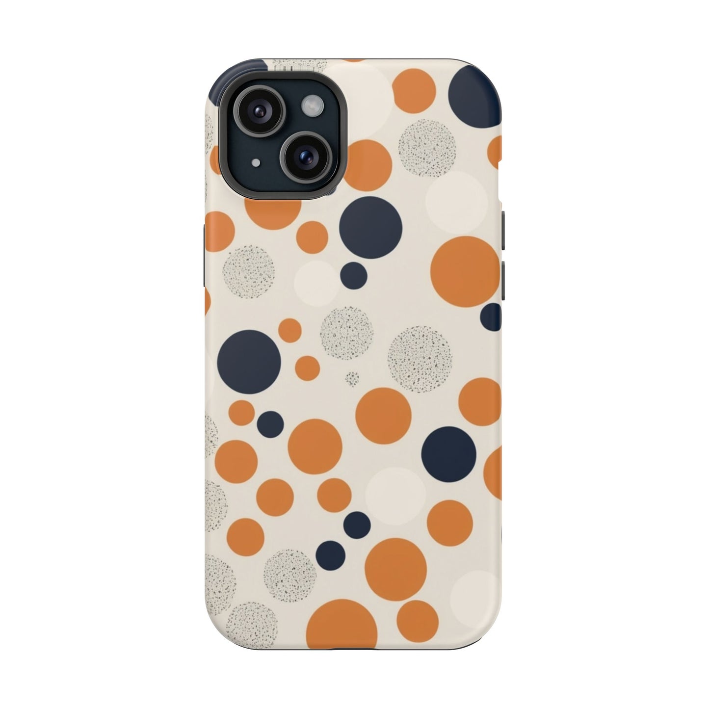 Orange Polka Dot Magnetic Phone Case
