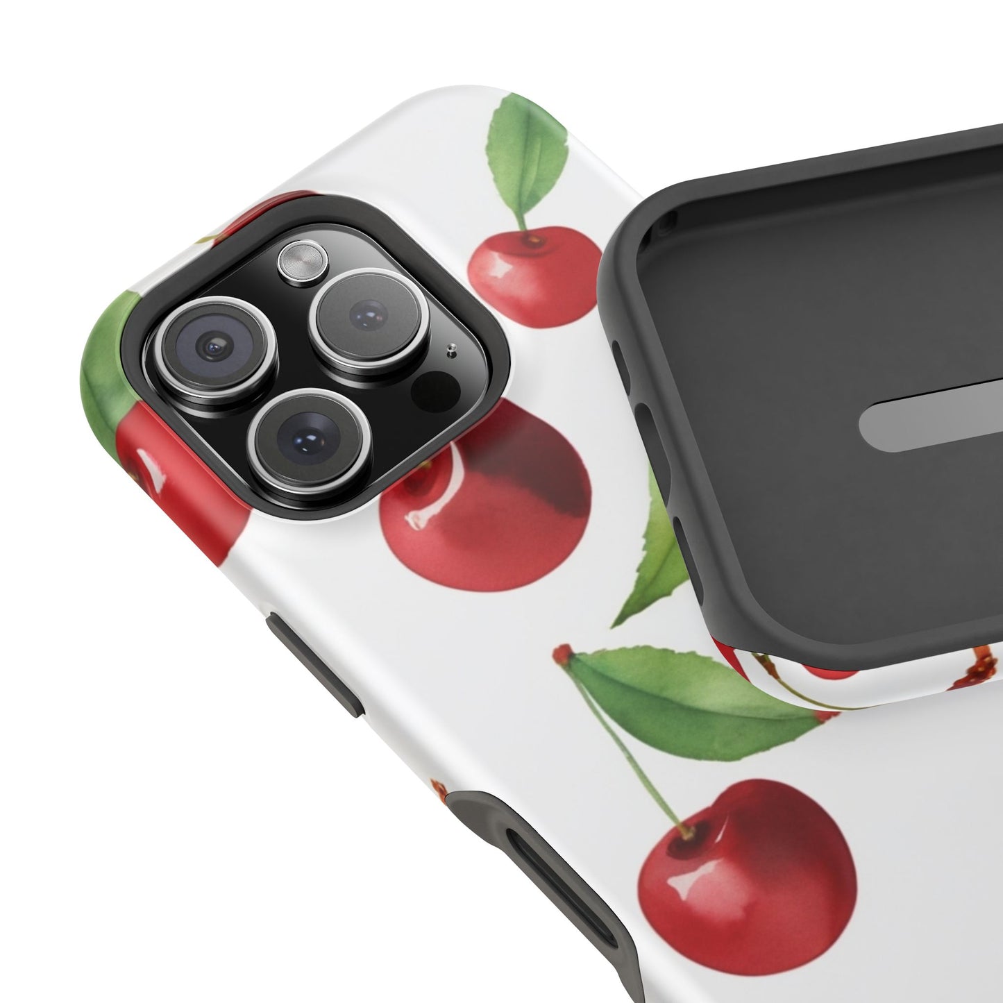 Cherry Print Magnetic Tough Case