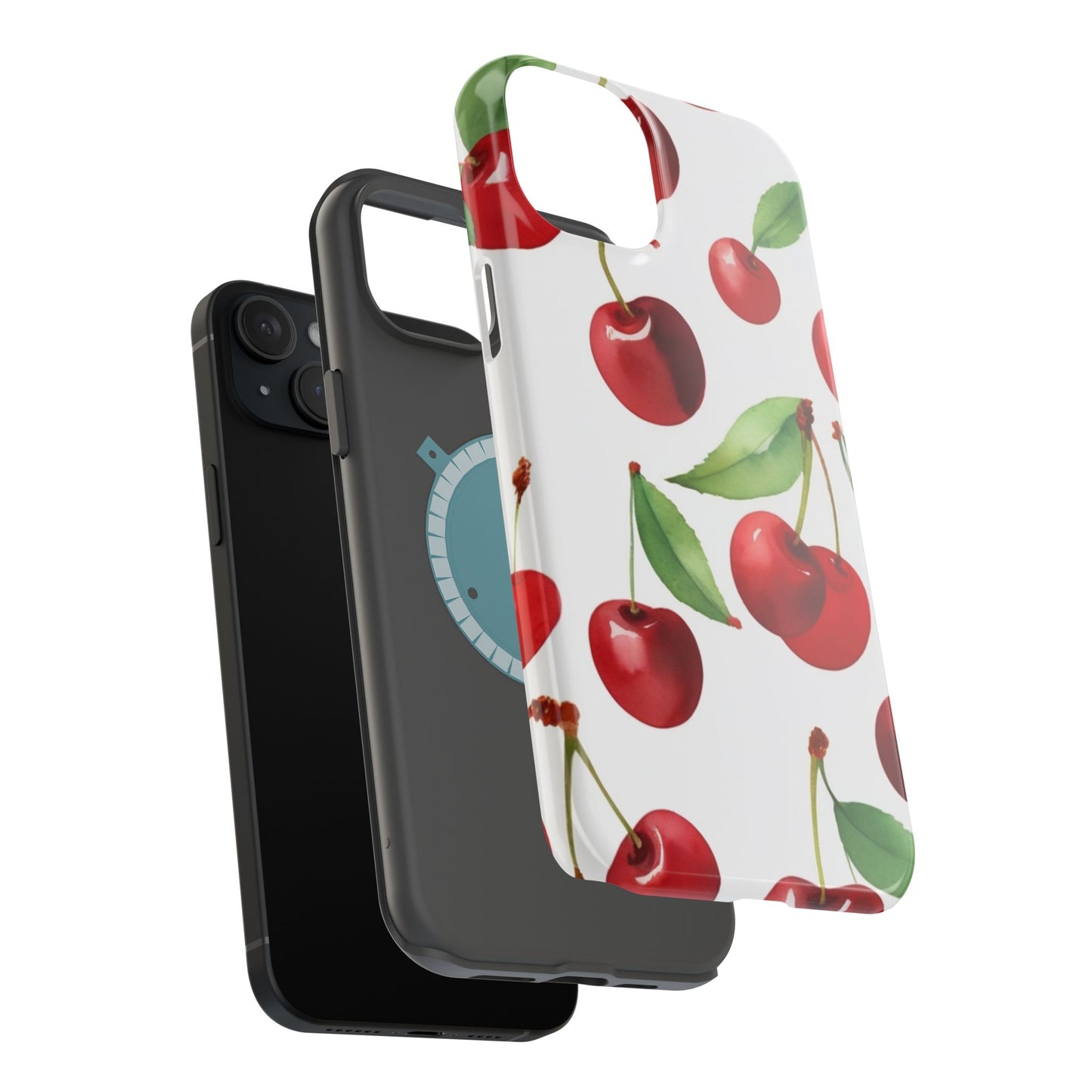 Cherry Print Magnetic Tough Case