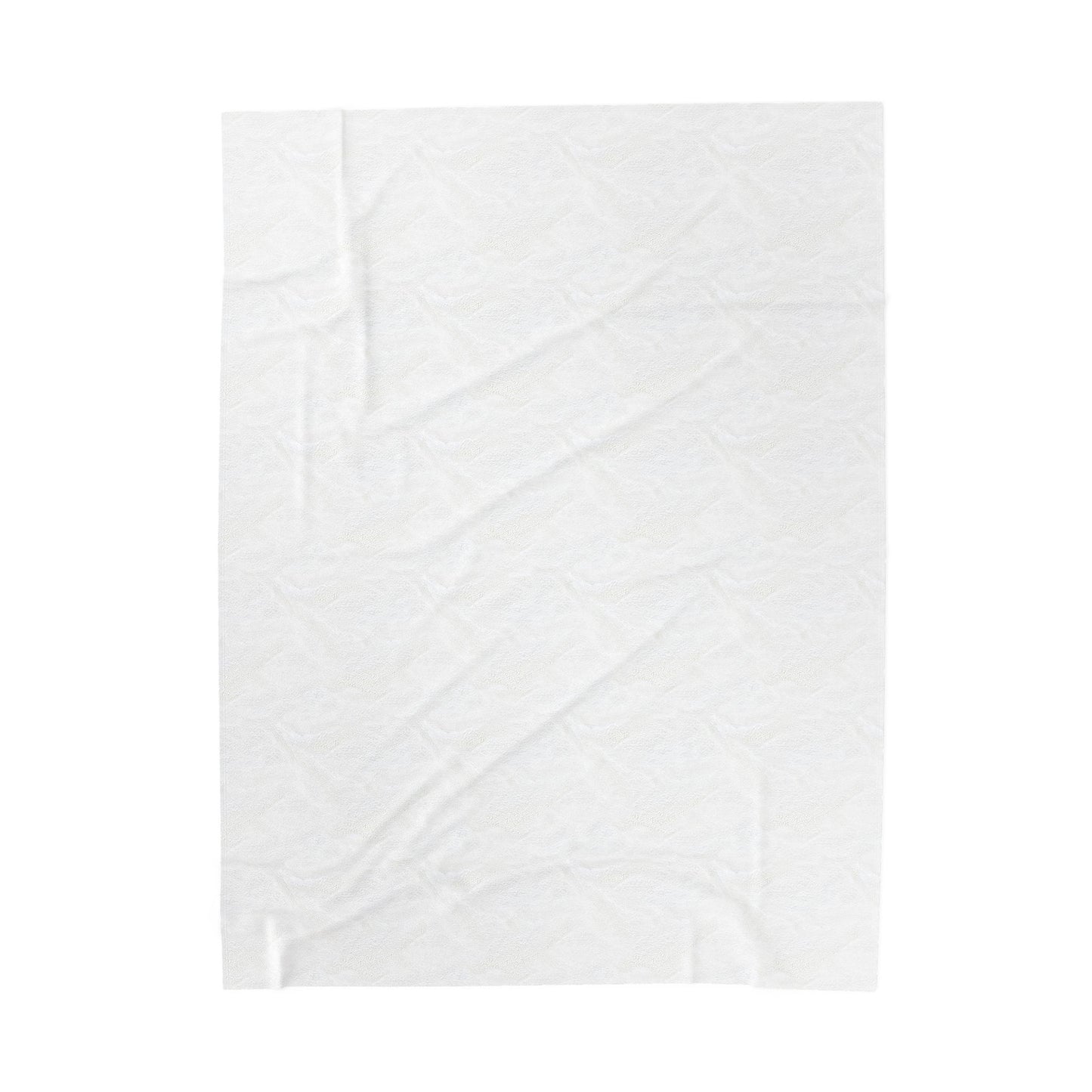 Black and White Floral Velveteen Plush Blanket