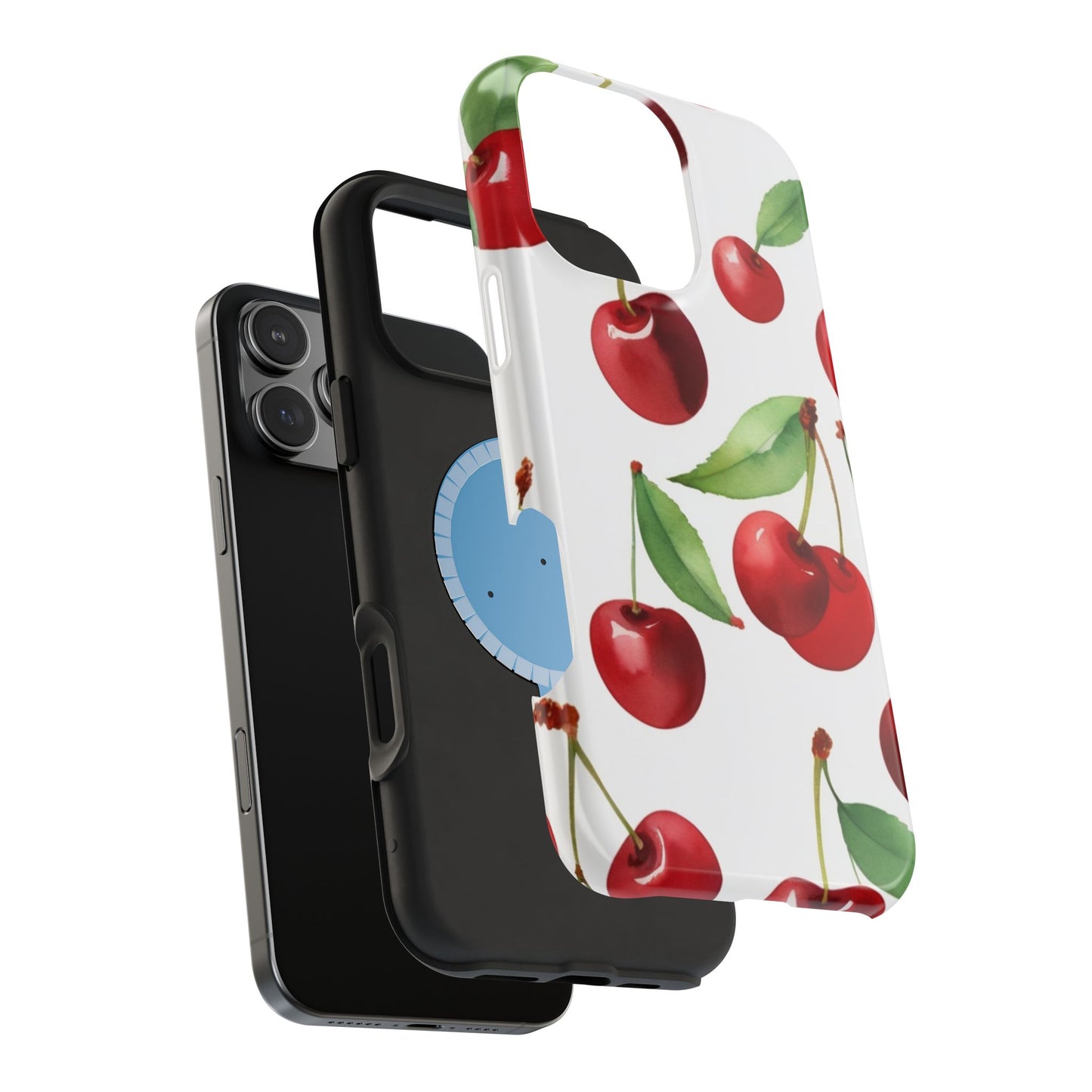 Cherry Print Magnetic Tough Case