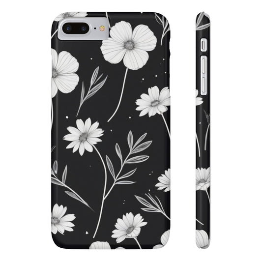Floral Slim Phone Case for iPhone
