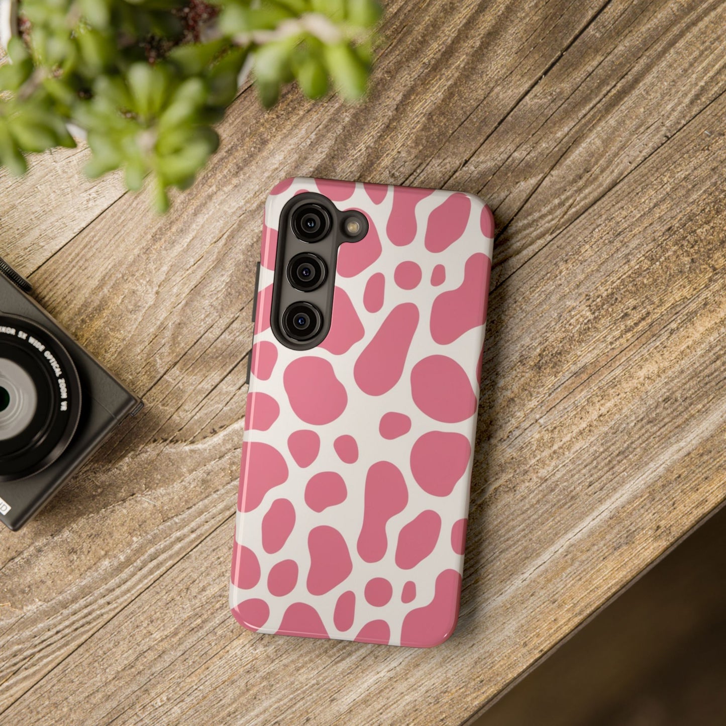 Giraffe Print Tough Phone Case for iPhone 16 15 14 13 12 11 X 8 7 Samsung Galaxy S24 S23 S22 S21