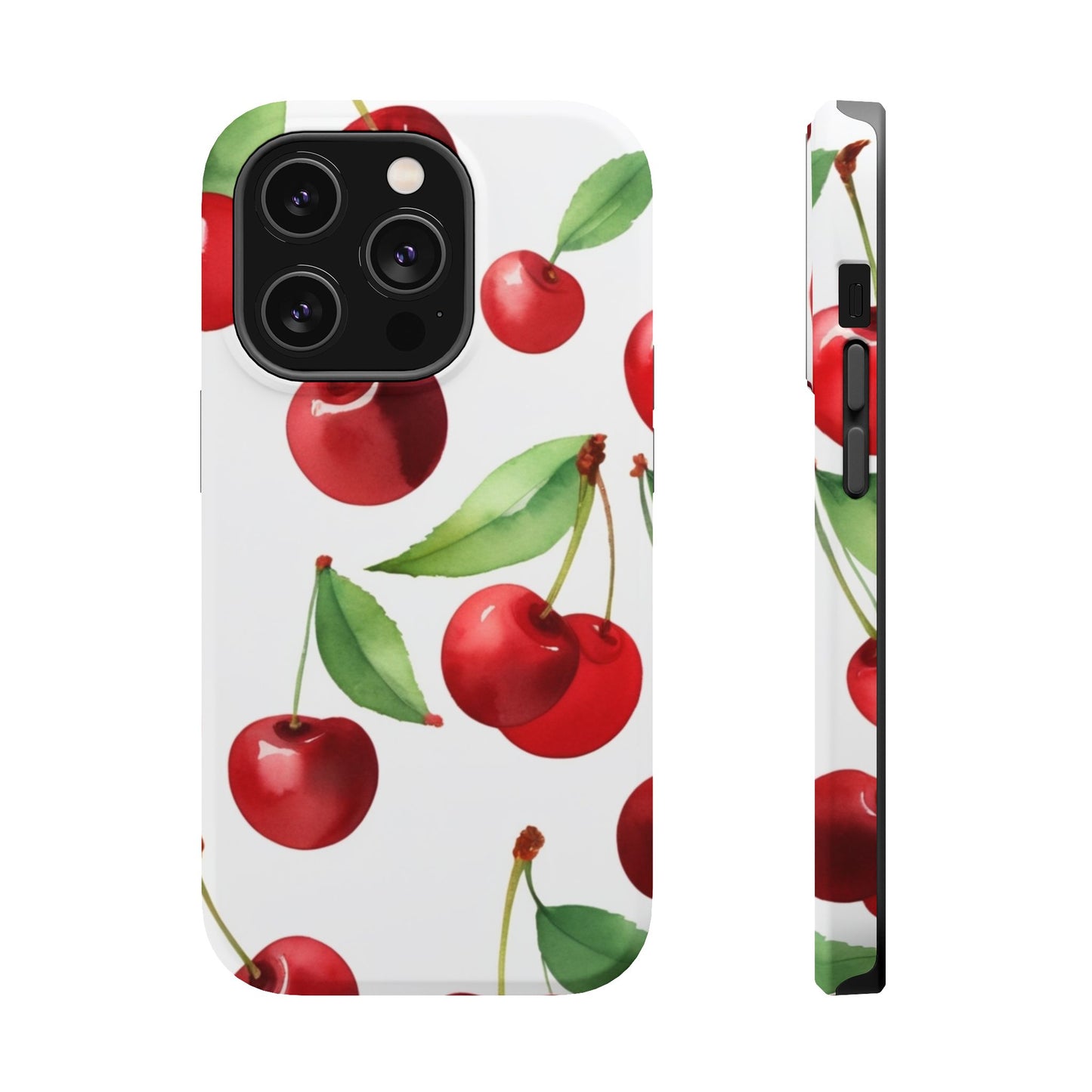Cherry Print Magnetic Tough Case