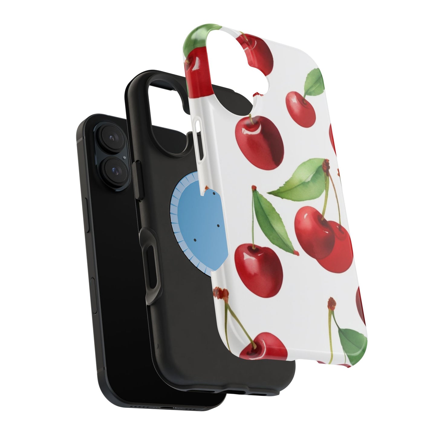 Cherry Print Magnetic Tough Case