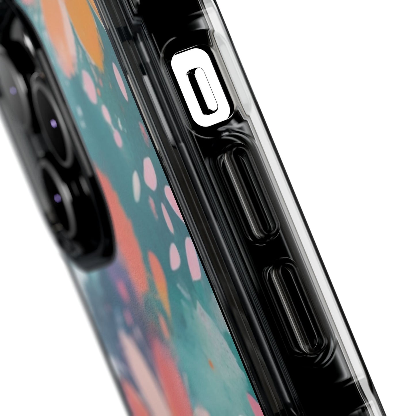 Pastel Floral Magnetic Clear Impact Case for iPhone 16 15 14