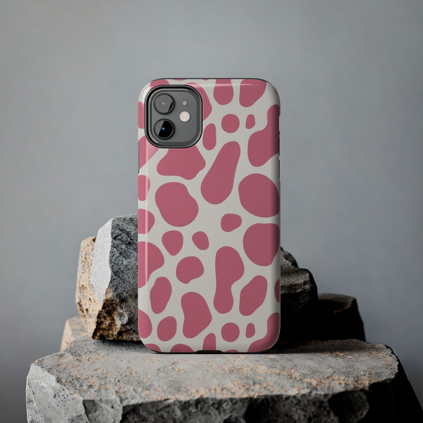 Giraffe Print Tough Phone Case for iPhone 16 15 14 13 12 11 X 8 7 Samsung Galaxy S24 S23 S22 S21