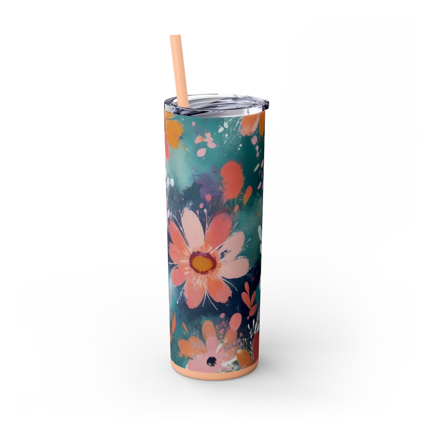 20oz Vibrant Floral Skinny Tumbler
