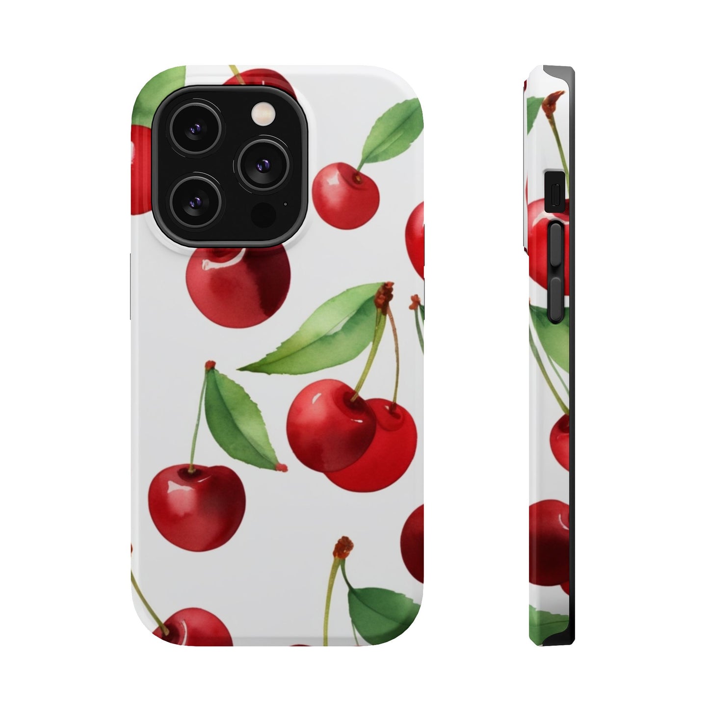 Cherry Print Magnetic Tough Case