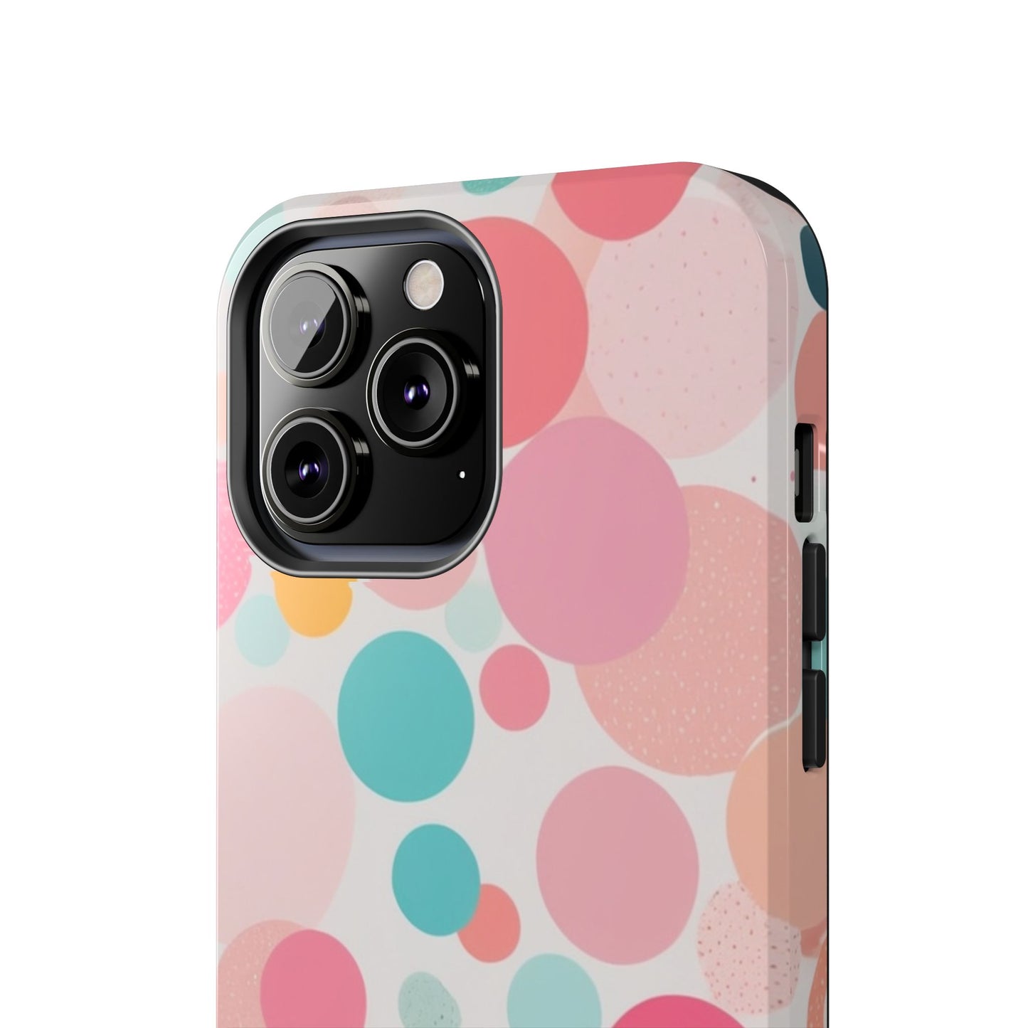 Pink Polka Dot Phone Case for iPhone 16 15 14 13 12 11 X 8 7 Samsung Galaxy S24 S23 S22 S21