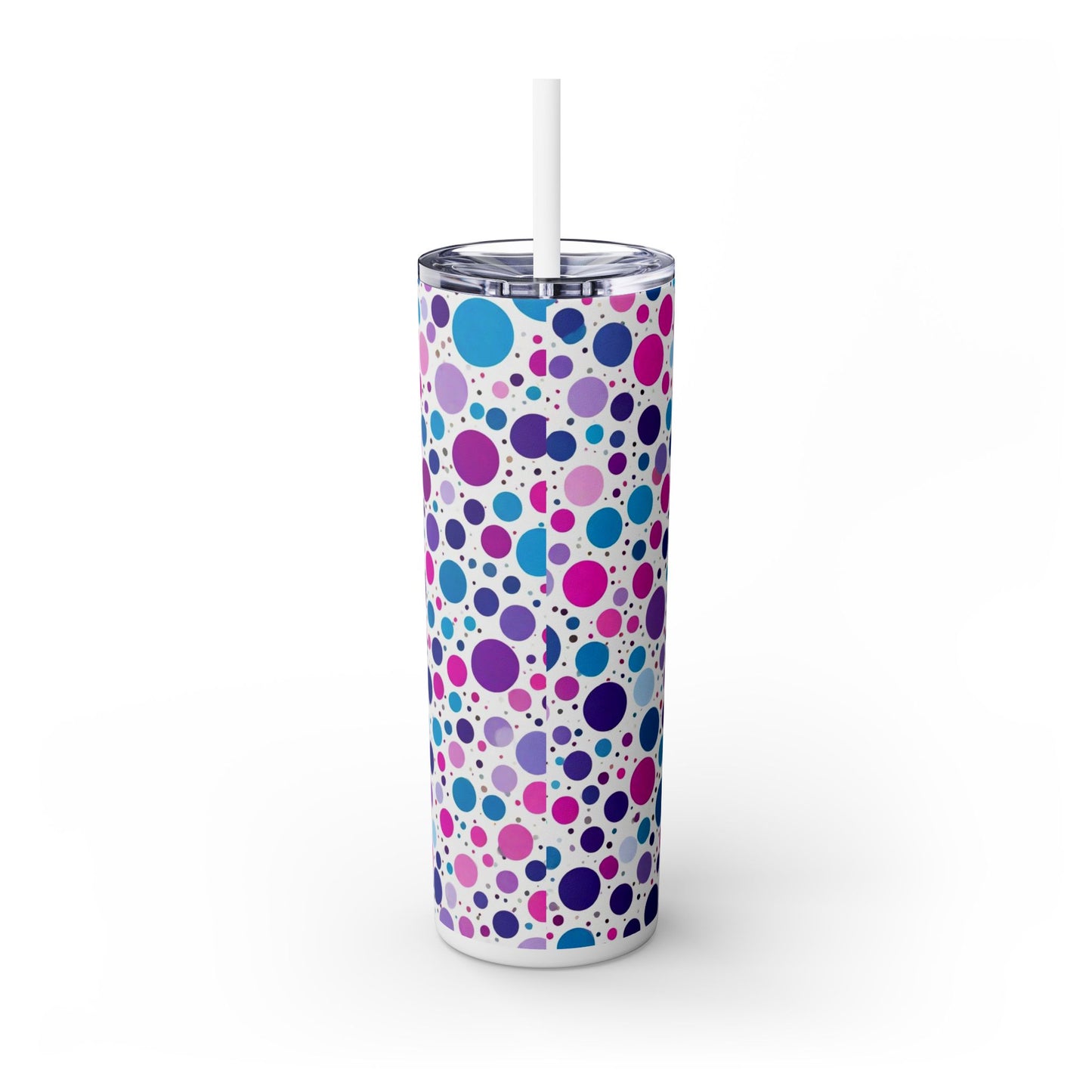 Polka Dot Skinny Tumbler