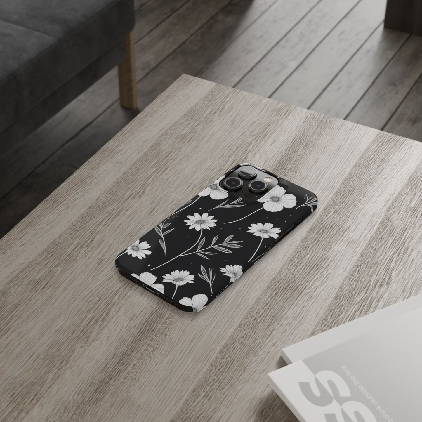 Floral Slim Phone Case for iPhone