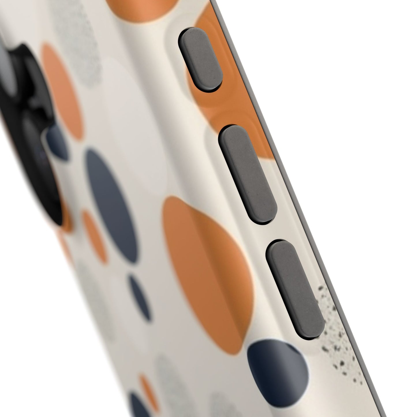 Orange Polka Dot Magnetic Phone Case