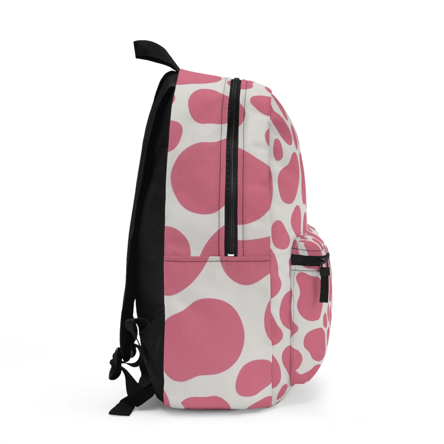Pink Giraffe Print Backpack