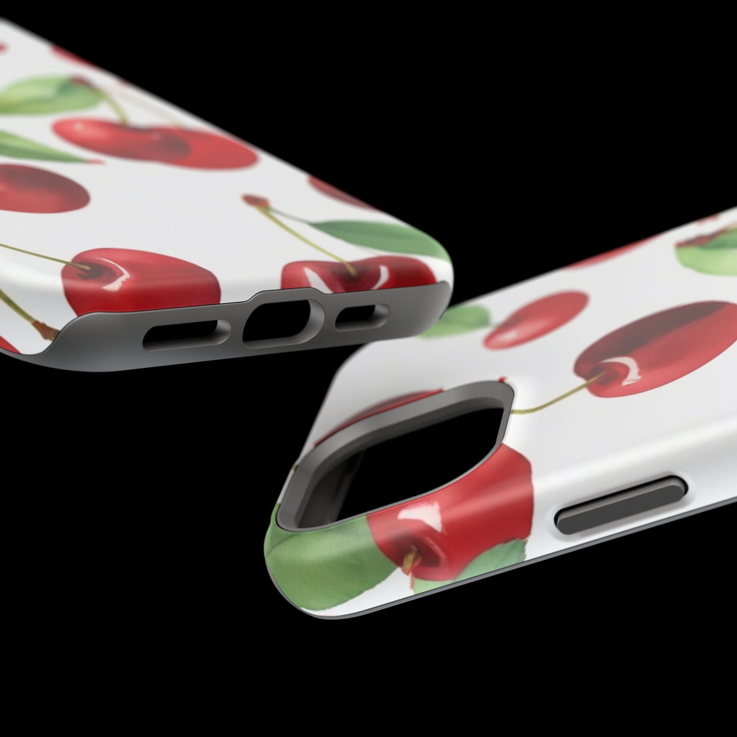 Cherry Print Magnetic Tough Case