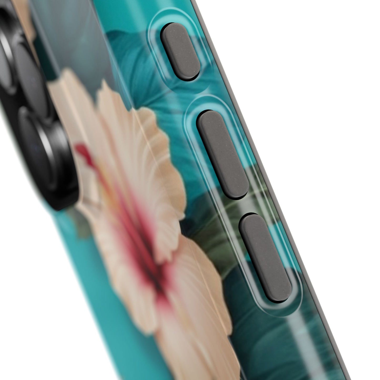 Tropical Floral Magnetic Tough Phone Case for iPhone 16 15 14 13