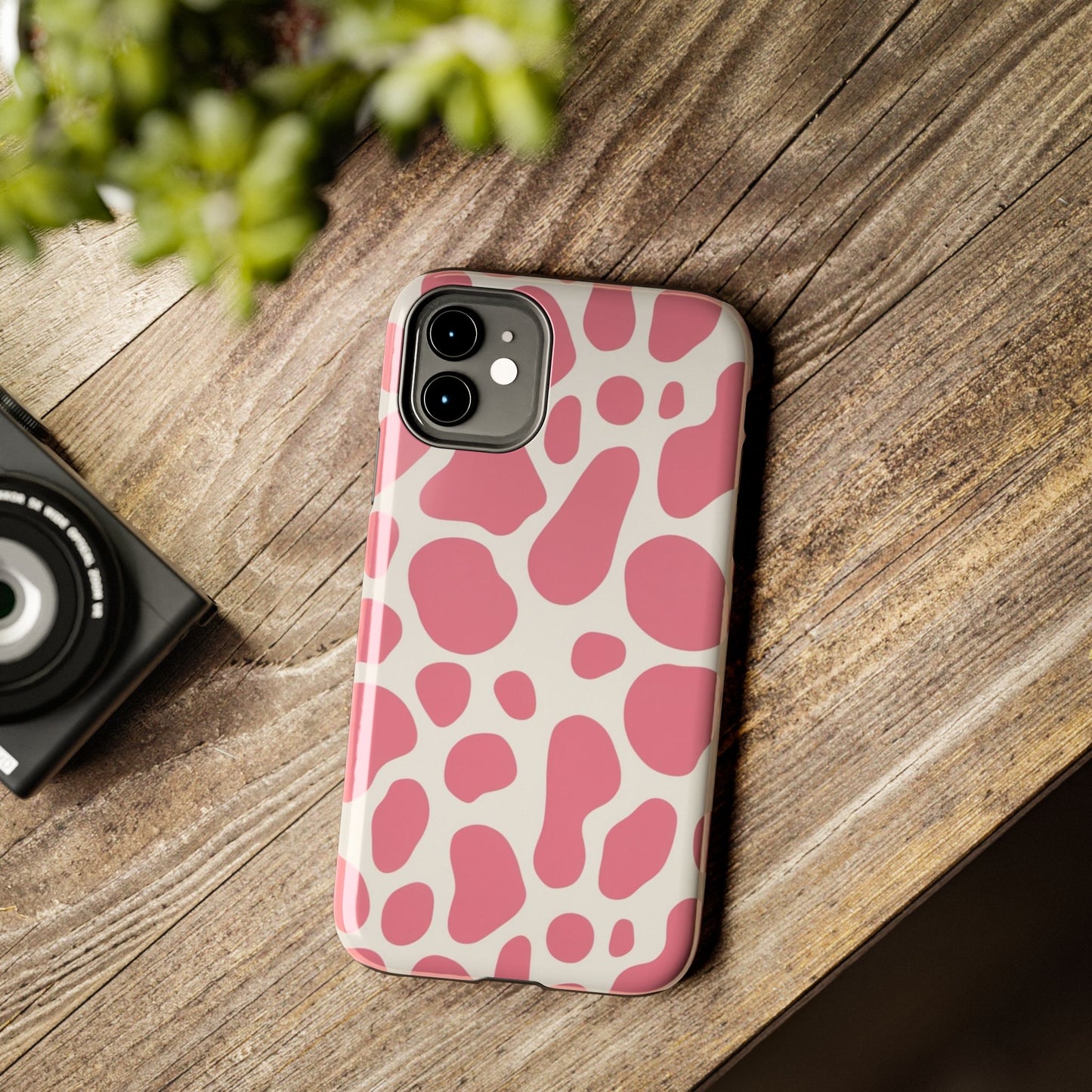 Giraffe Print Tough Phone Case for iPhone 16 15 14 13 12 11 X 8 7 Samsung Galaxy S24 S23 S22 S21