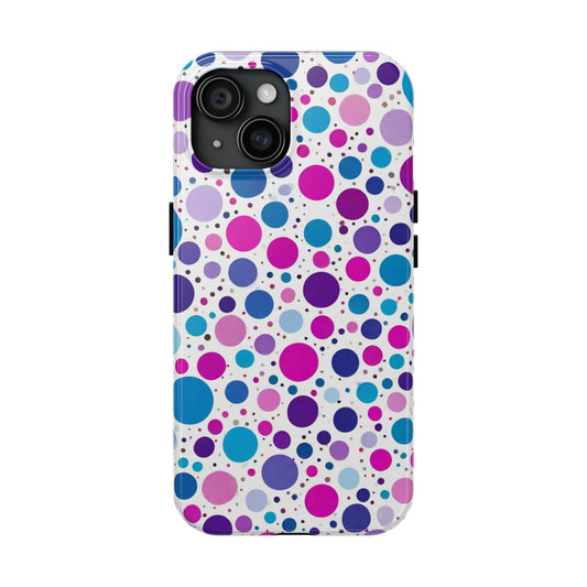 Colorful Polka Dot Tough Phone Case