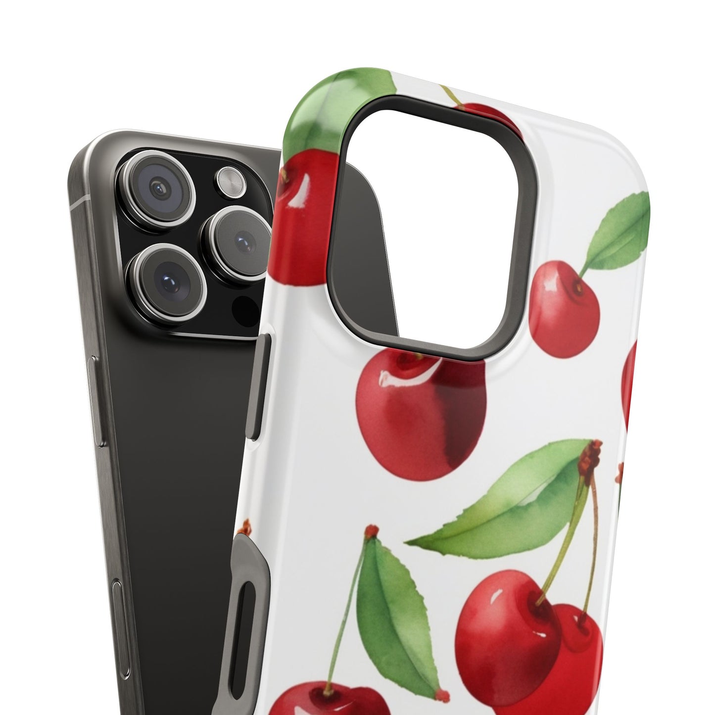 Cherry Print Magnetic Tough Case