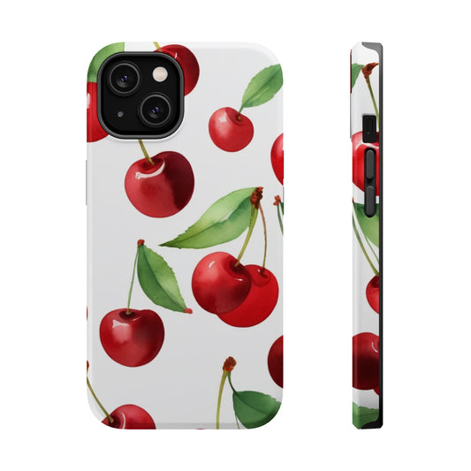 Cherry Print Magnetic Tough Case