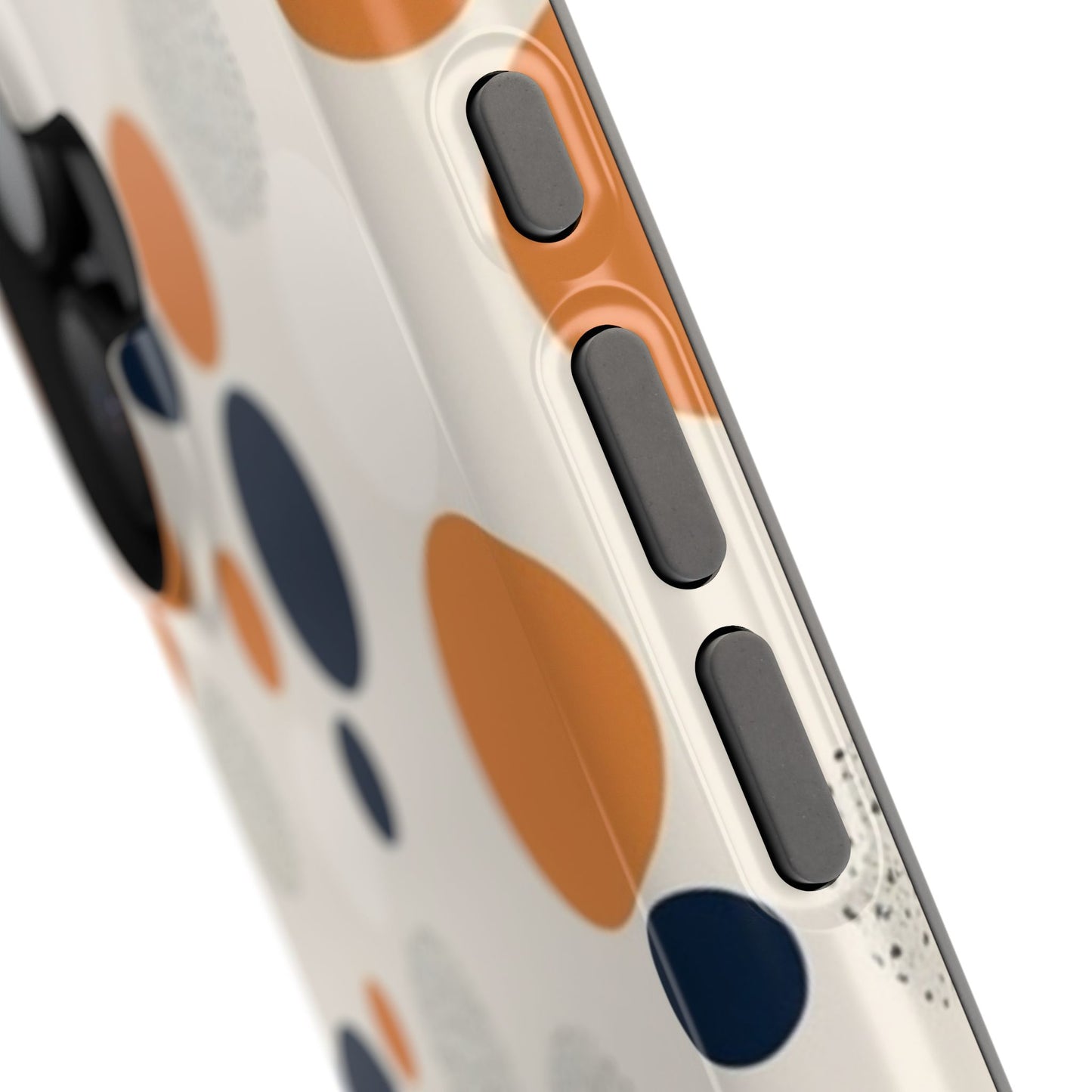 Orange Polka Dot Magnetic Phone Case