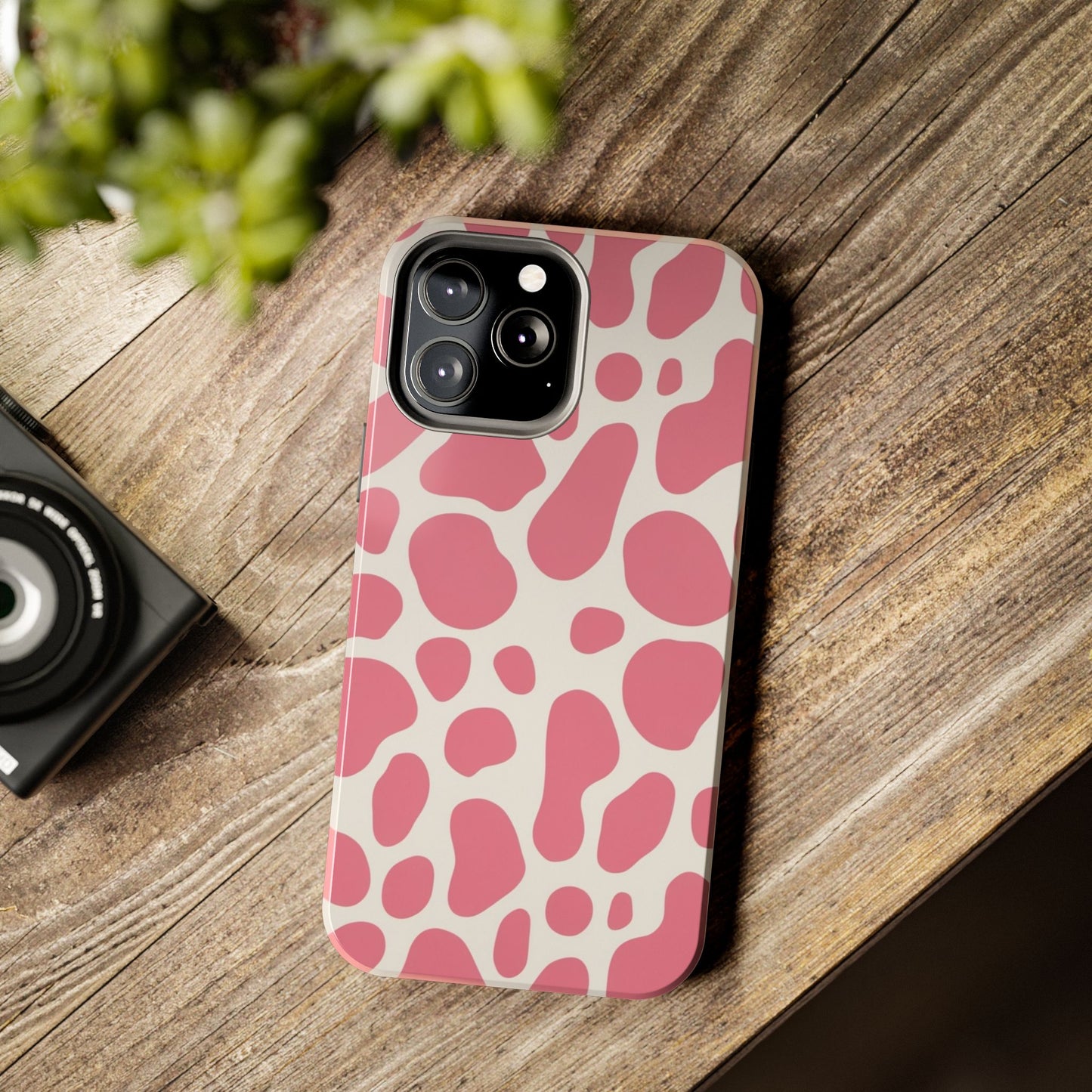 Giraffe Print Tough Phone Case for iPhone 16 15 14 13 12 11 X 8 7 Samsung Galaxy S24 S23 S22 S21
