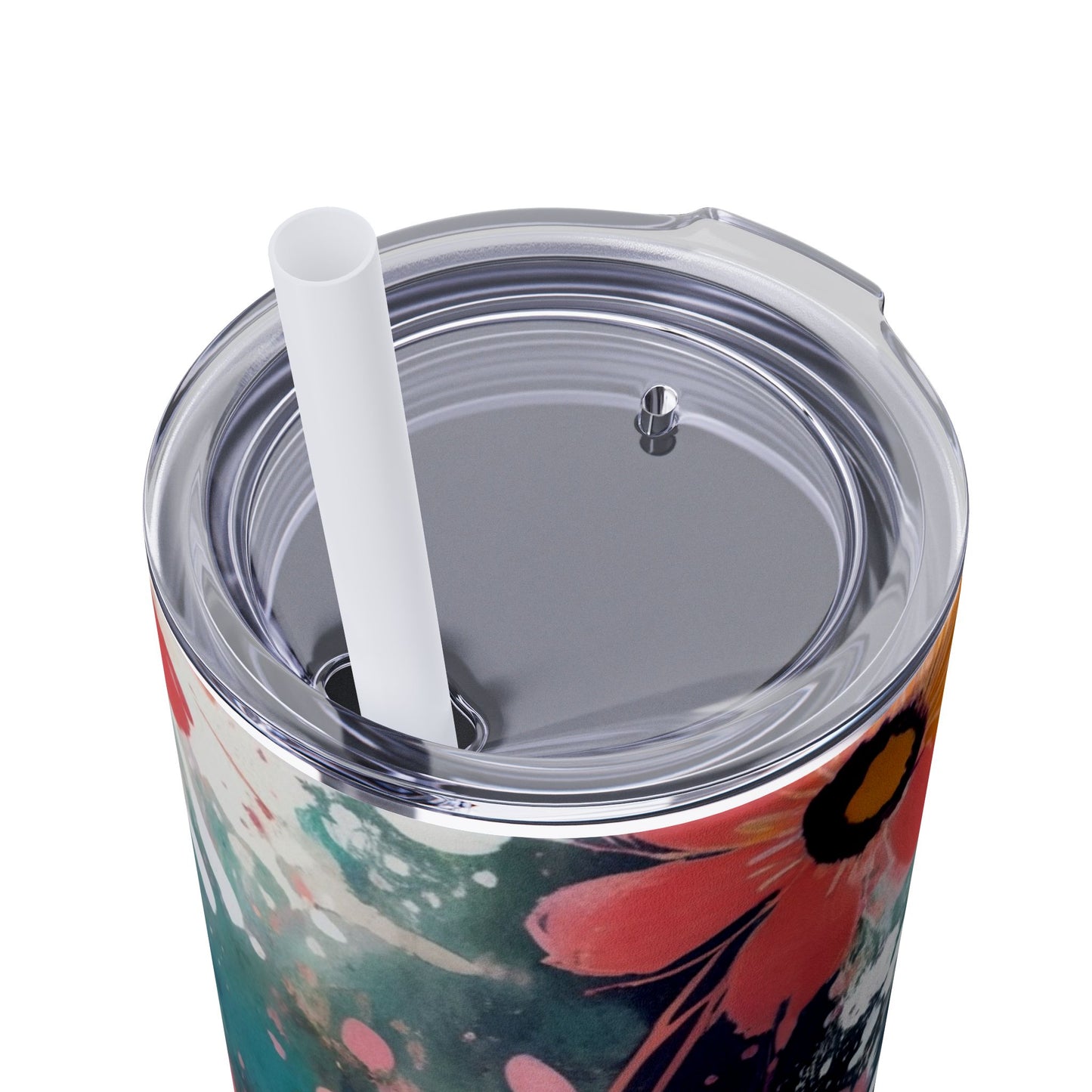 20oz Vibrant Floral Skinny Tumbler