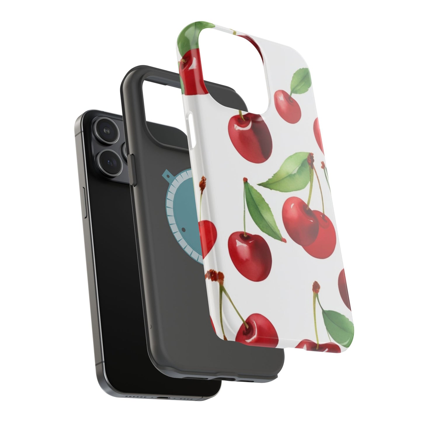 Cherry Print Magnetic Tough Case