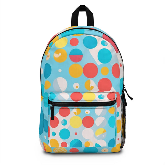 Abstract Dot Print Backpack