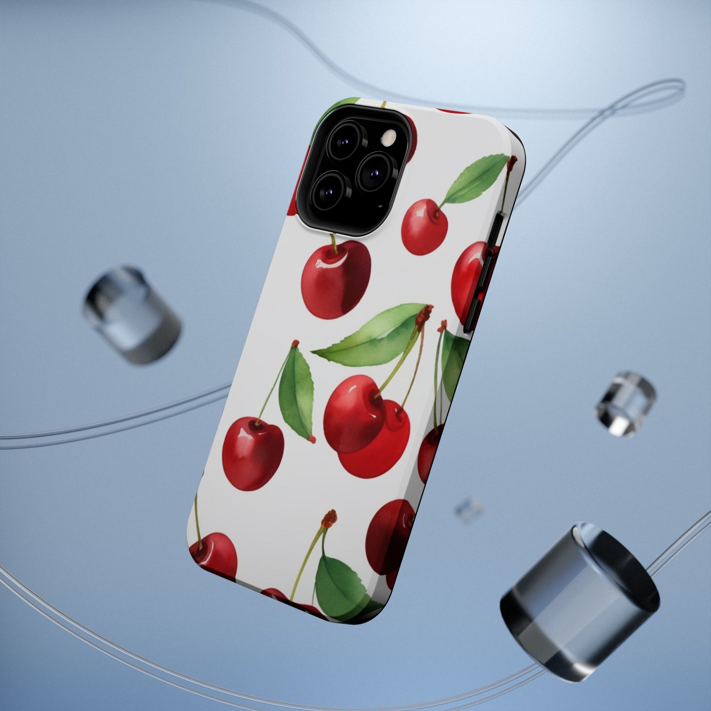 Cherry Print Magnetic Tough Case