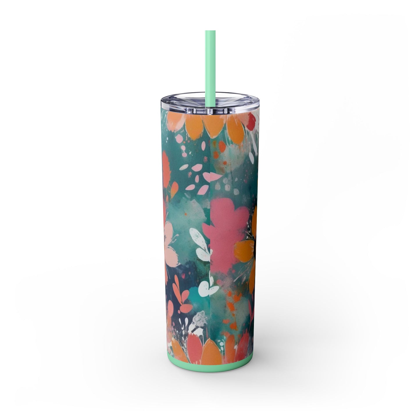 20oz Vibrant Floral Skinny Tumbler