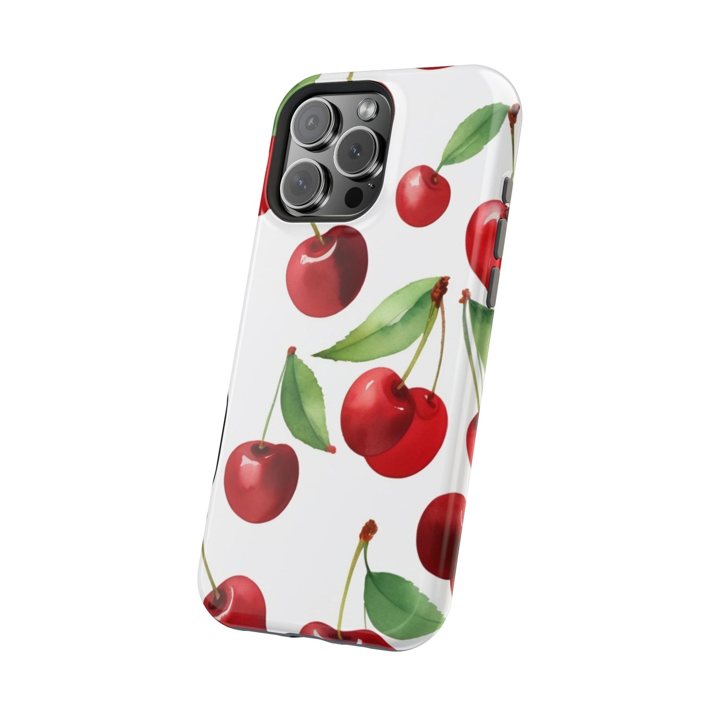 Cherry Print Magnetic Tough Case
