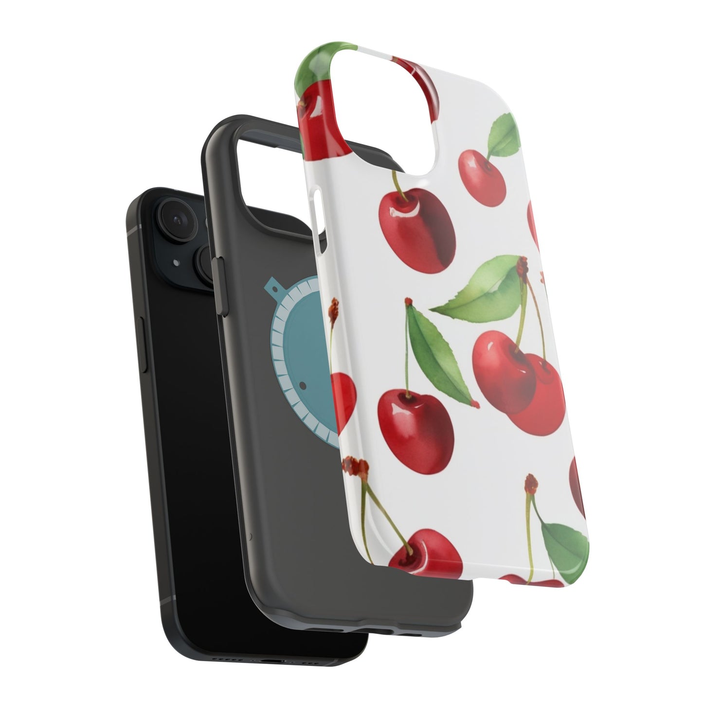 Cherry Print Magnetic Tough Case