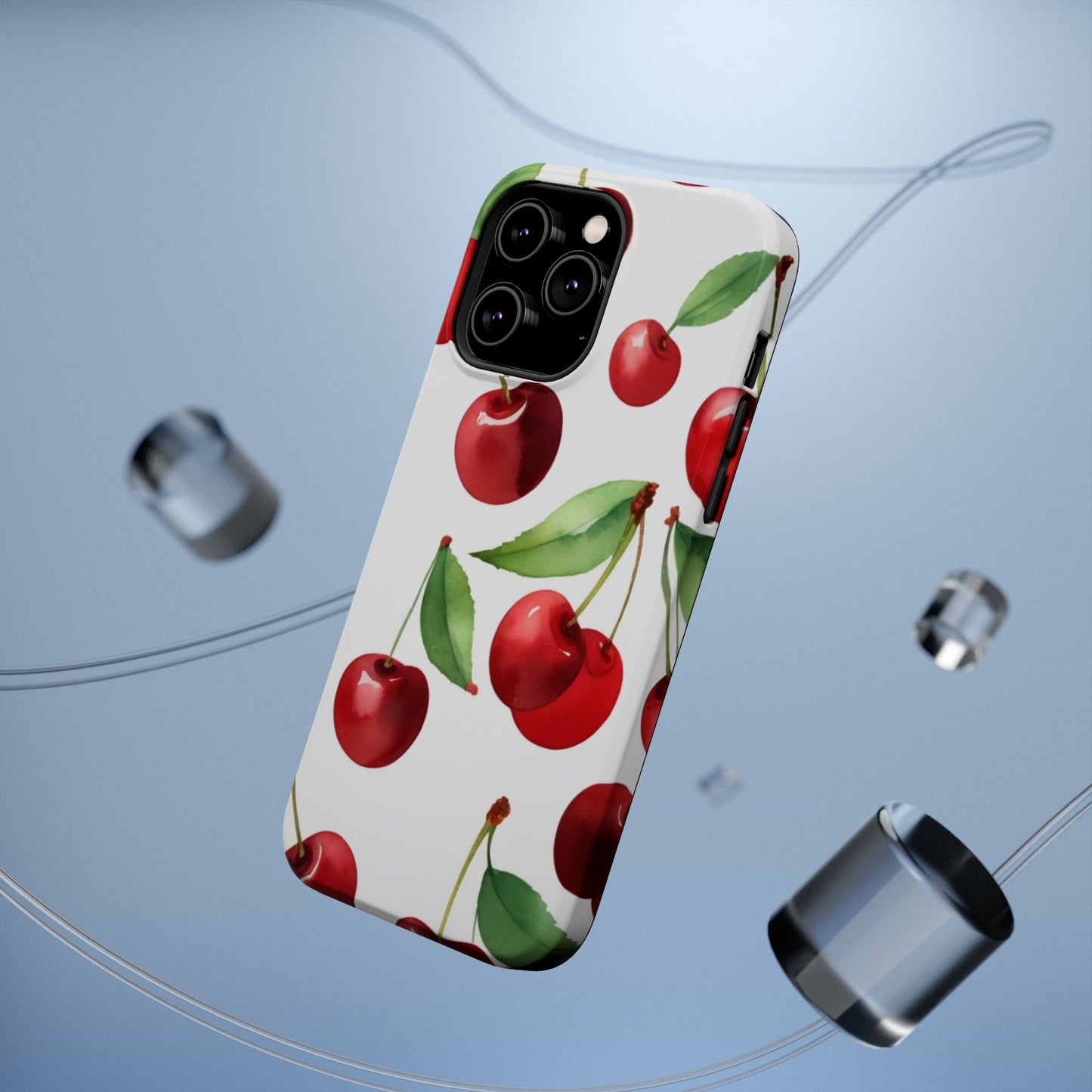 Cherry Print Magnetic Tough Case