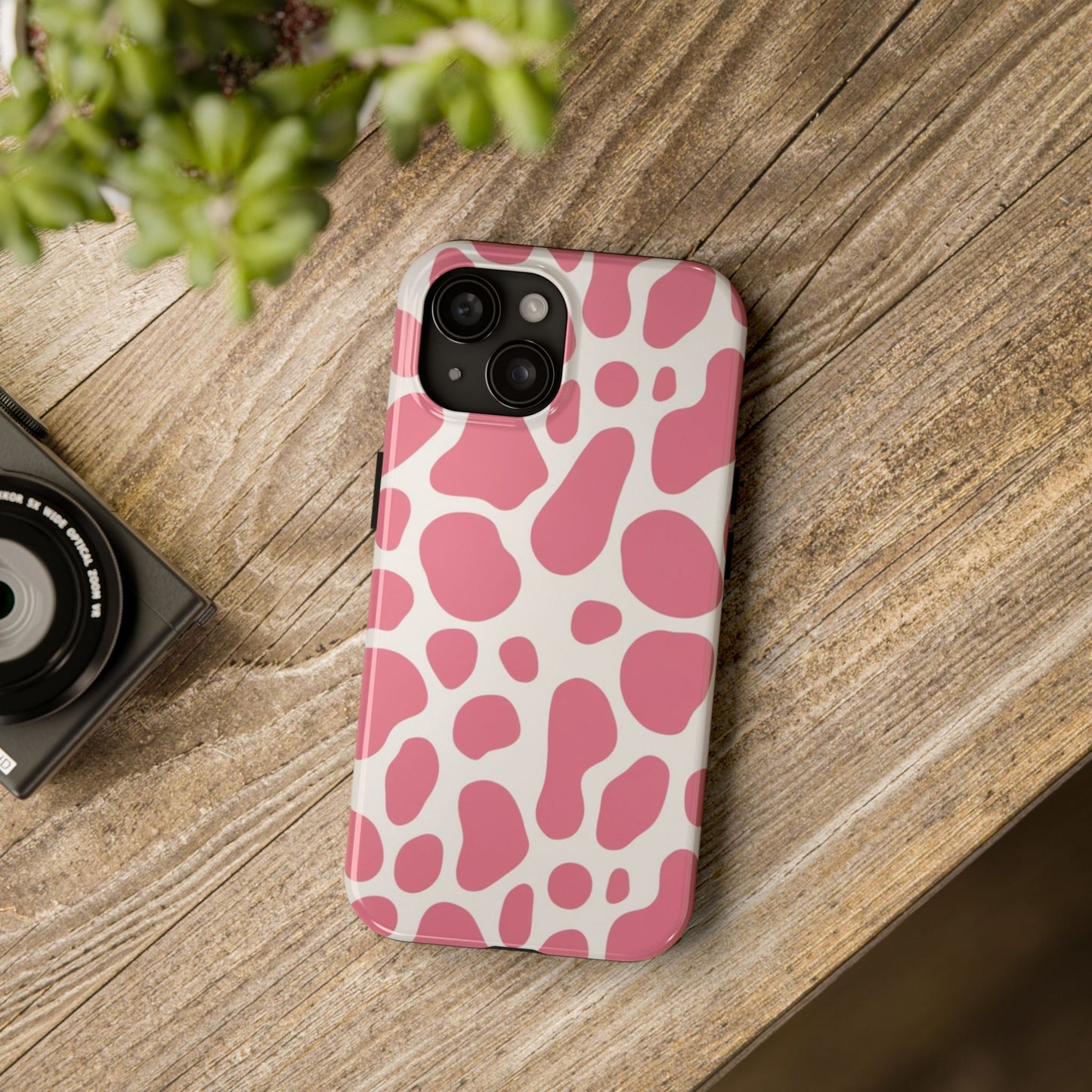 Giraffe Print Tough Phone Case for iPhone 16 15 14 13 12 11 X 8 7 Samsung Galaxy S24 S23 S22 S21