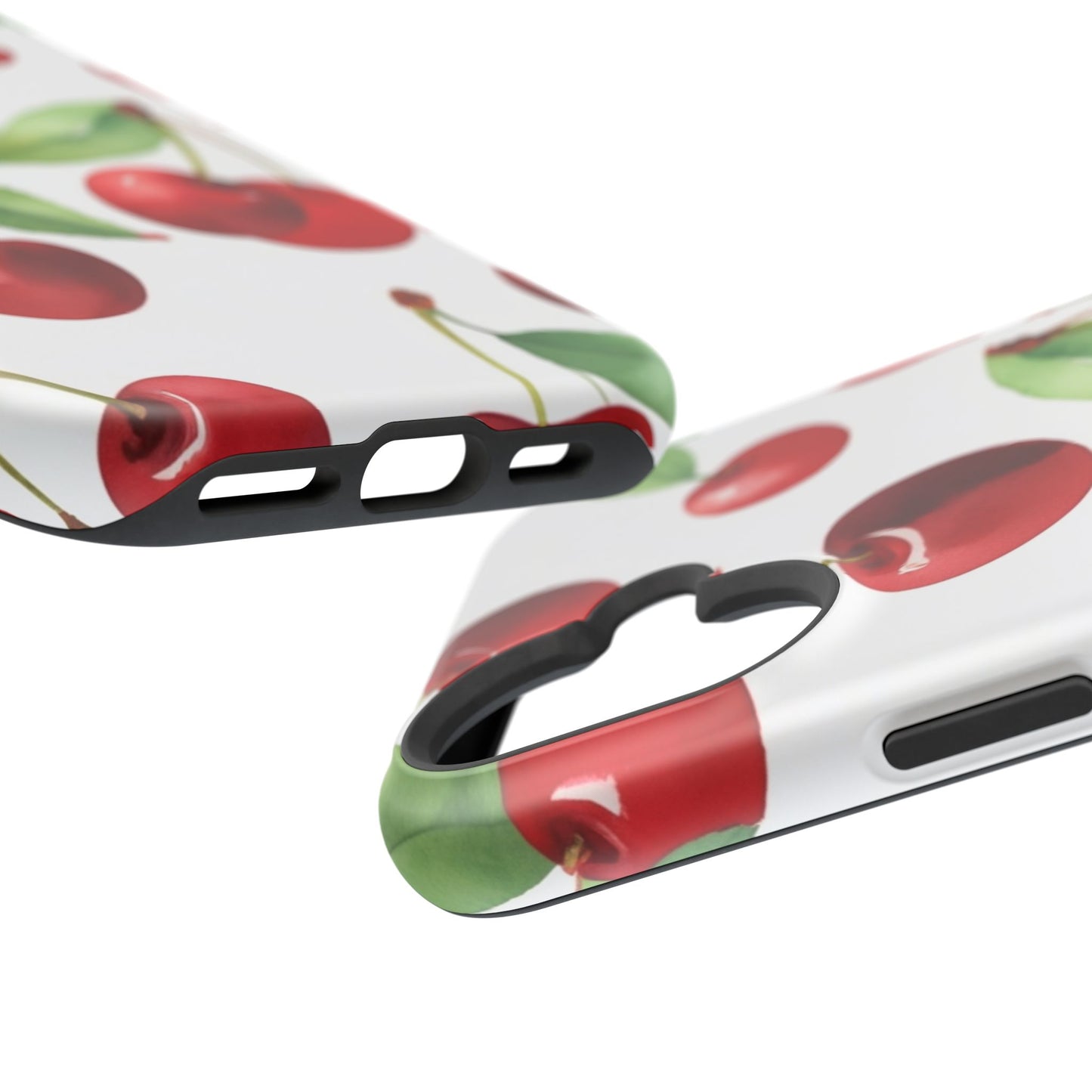 Cherry Print Magnetic Tough Case