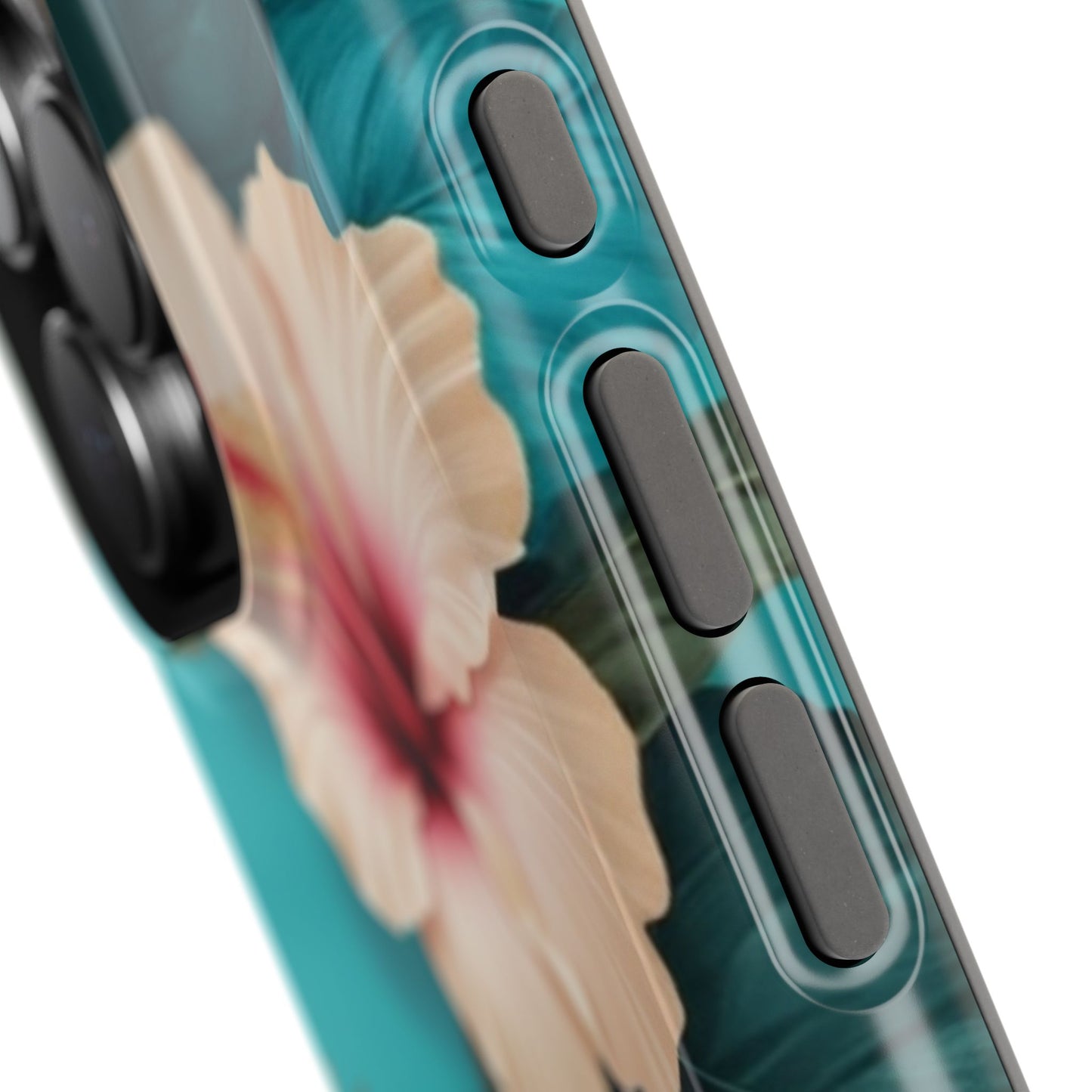 Tropical Floral Magnetic Tough Phone Case for iPhone 16 15 14 13