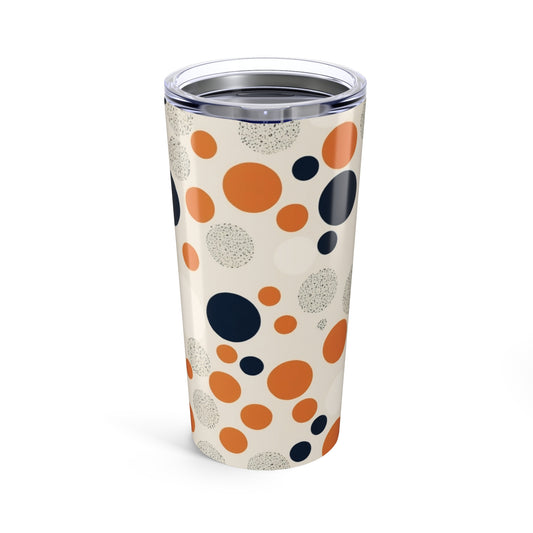Orange Polka Dot Tumbler