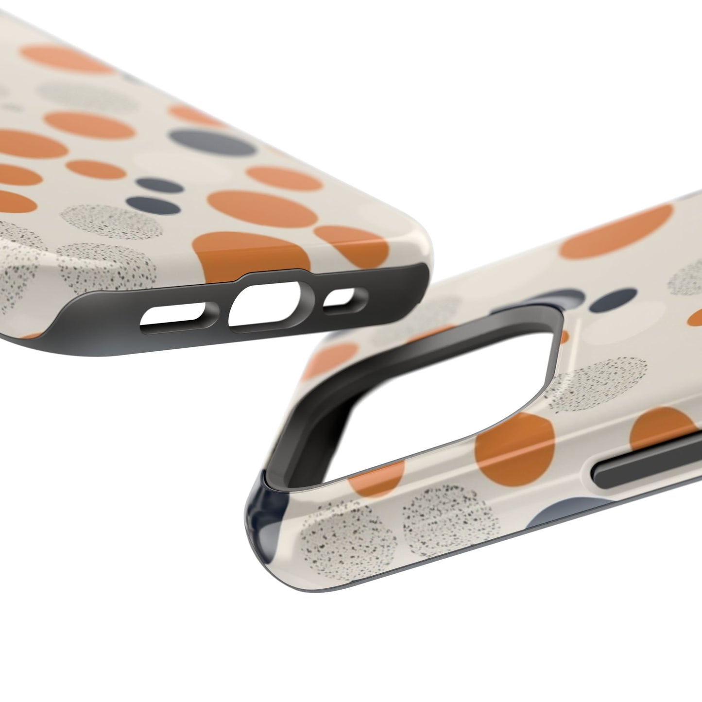 Orange Polka Dot Magnetic Phone Case