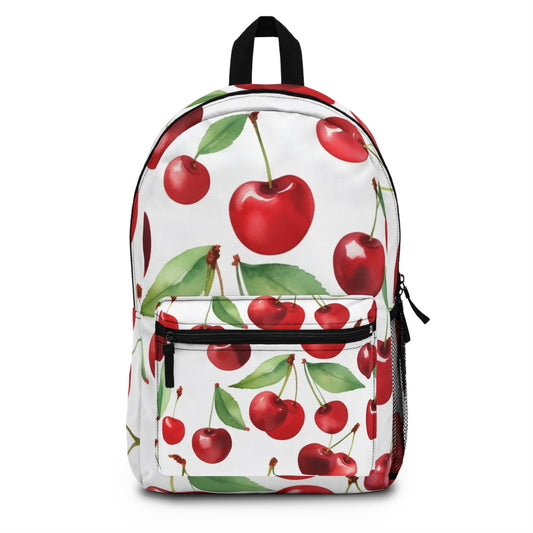 Cherry Print Backpack
